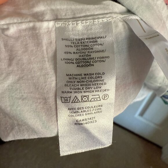 LOFT Bright Floral Summer Dress Size 4 - Picture 6 of 6